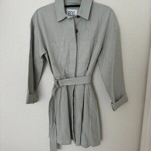 Urban Outfitters Grey Trench Dress